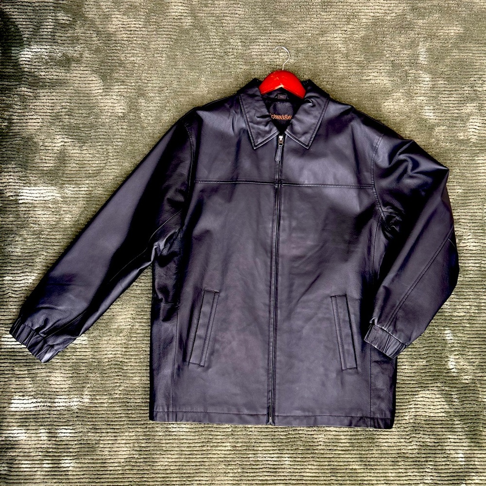 St. John's Bay Men's Black Lightweight Jacket